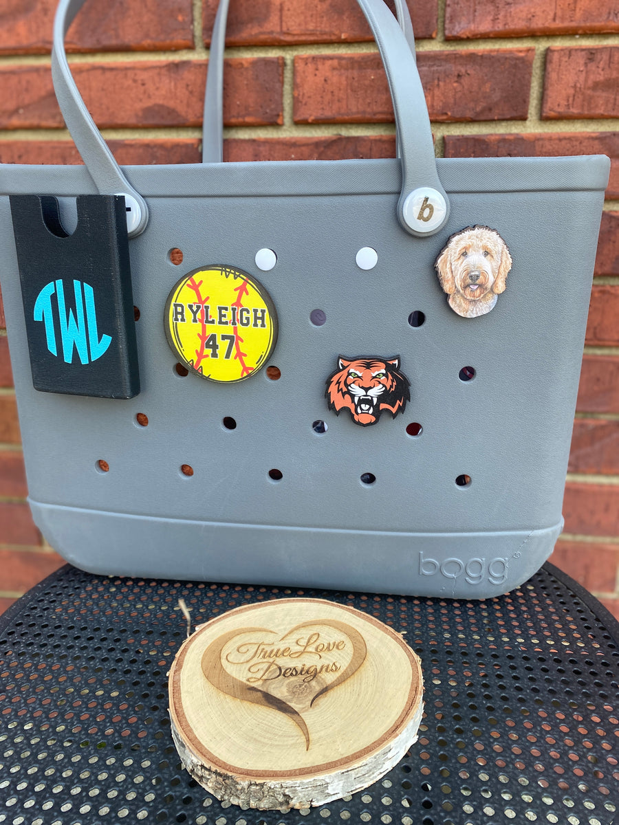 Wooden Bogg Bag Charm