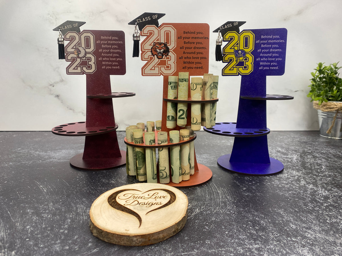 Graduate Money Tower Cake – TrueLove Designs Shop