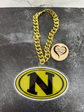 Nettleton Raiders School Sports Turnover Chain Necklace, Hype Chain Sports Necklace, Team Logo Mascot, Mega Fan Chain, Oversized Medallion, Pimp Chain, Any Logo