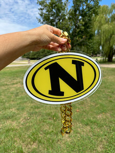 Nettleton Raiders School Sports Turnover Chain Necklace, Hype Chain Sports Necklace, Team Logo Mascot, Mega Fan Chain, Oversized Medallion, Pimp Chain, Any Logo