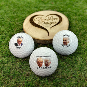 President Funny Golf Balls, 3 pack